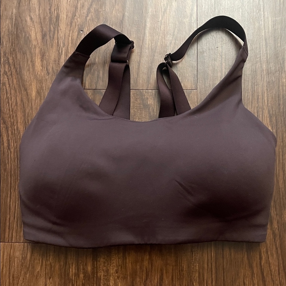 Lululemon In Alignment Bra Light Support Activewear Workout Brown  32D - Picture 4 of 12